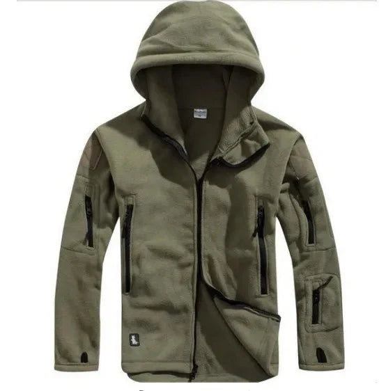 Veste d'hiver militaire à capuche