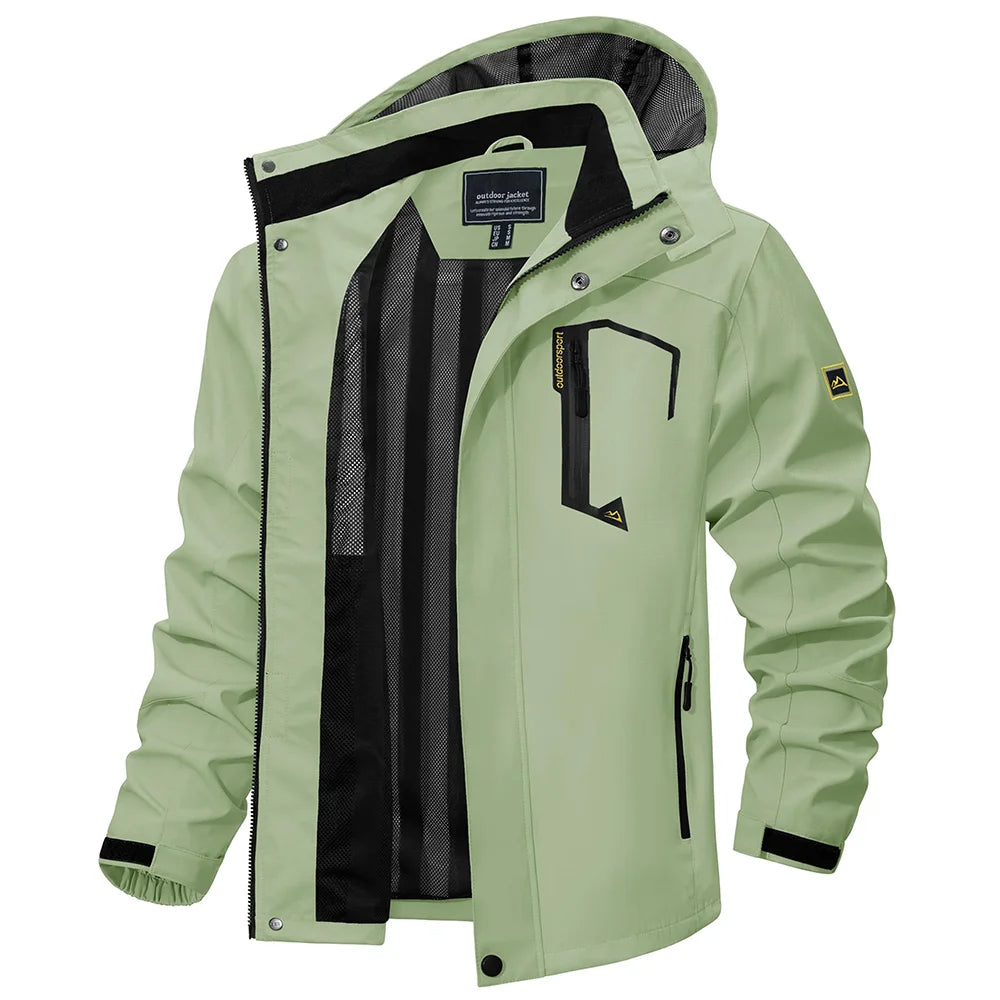 Veste doublée imperméable pour homme