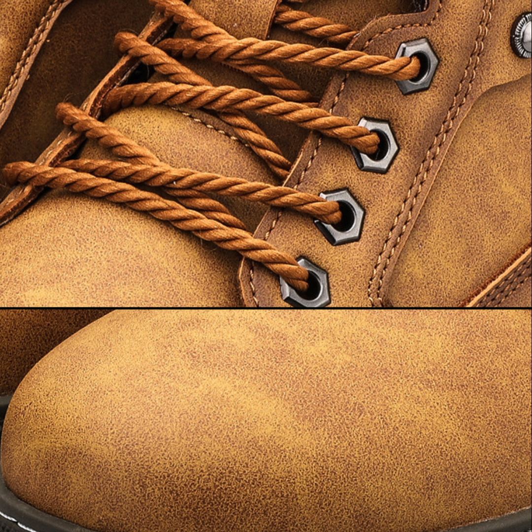 Bottes décontractées en cuir pour hommes