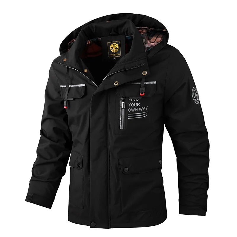 Veste d'hiver imperméable et décontractée pour l'extérieur
