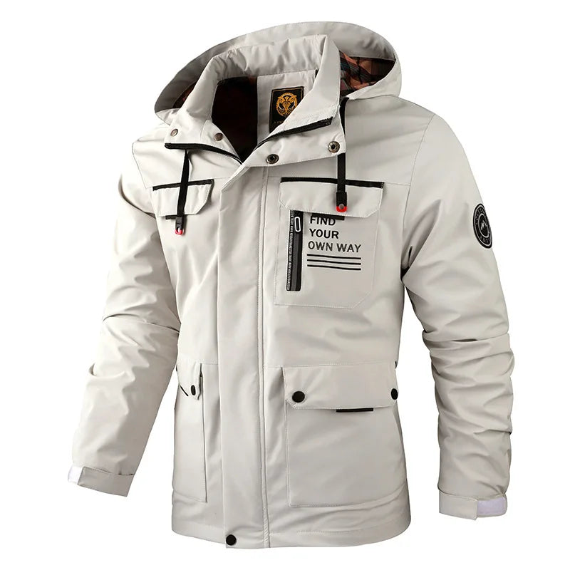 Veste d'hiver imperméable et décontractée pour l'extérieur